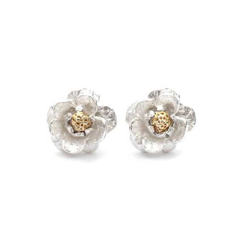 Lilygriffin Jewellery Solid Gold Mount Cook Lily Studs image number 0